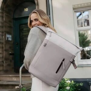 $170 Kapten & Son Helsinki Sandstone backpack, water resistant, lightweight,